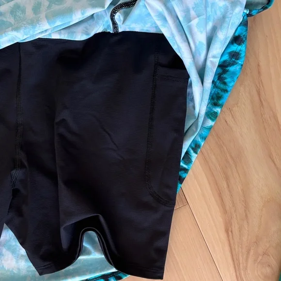 NWT Dona Jo turquoise Animal Print tennis / pickleball / golf skirt XL - Picture 4 of 6